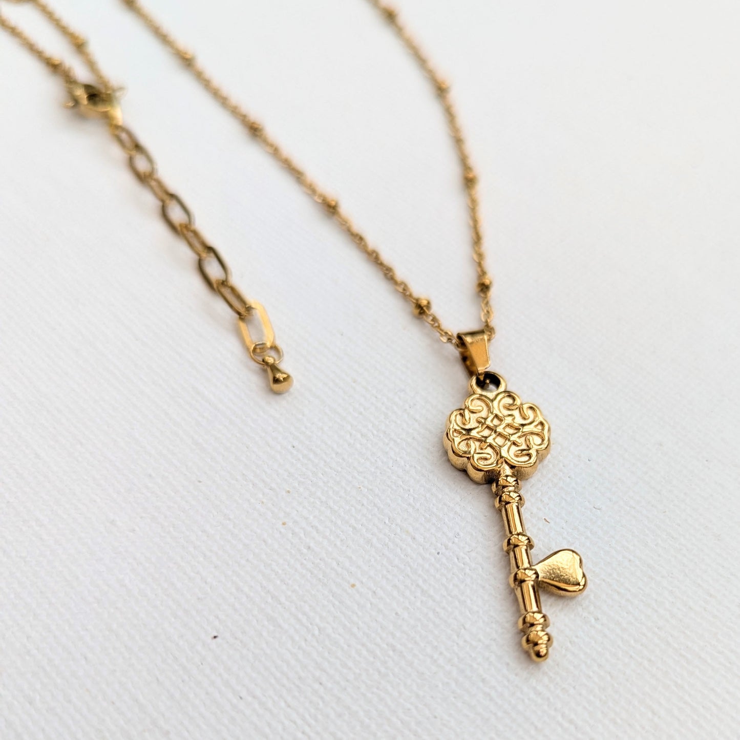 ALICE Waterproof Key Necklace 18k Gold