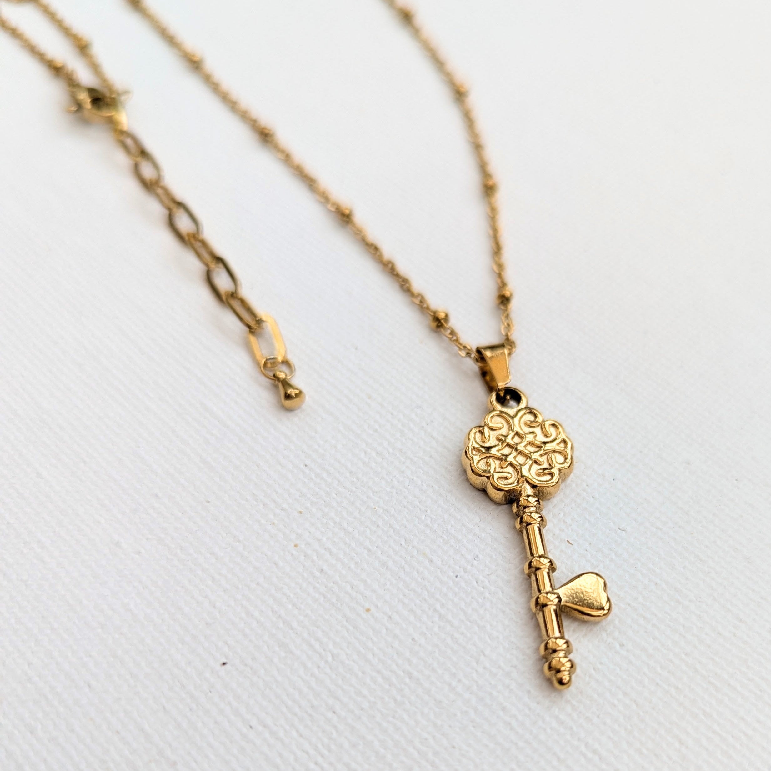 ALICE Waterproof Key Necklace 18k Gold