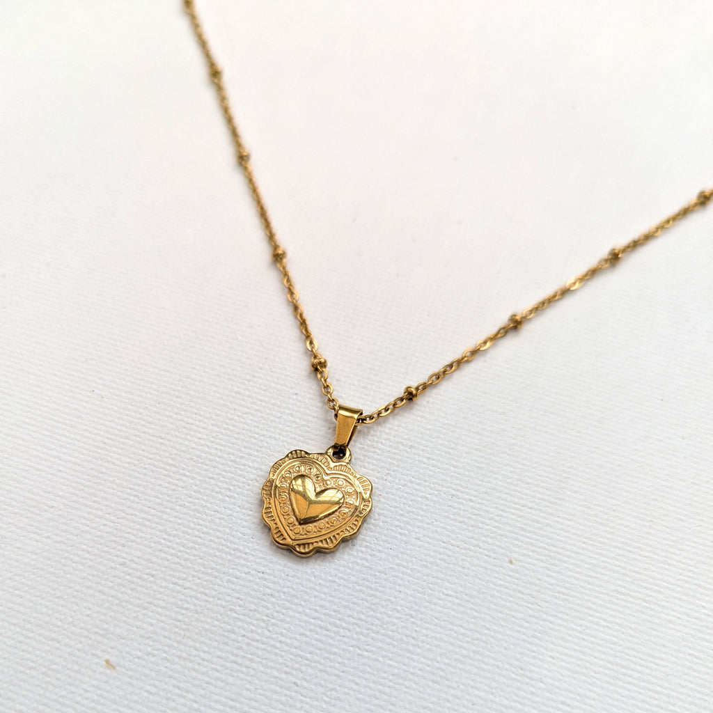 CLEO Waterproof Heart Necklace