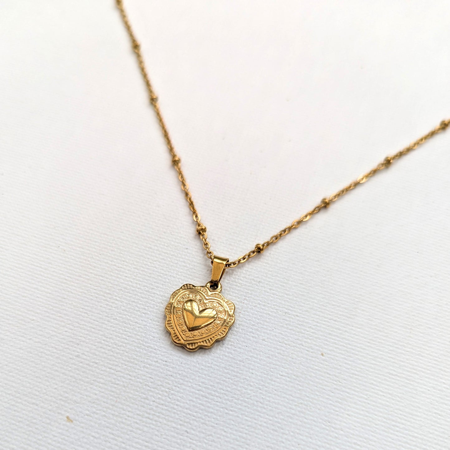 CLEO Waterproof Heart Necklace