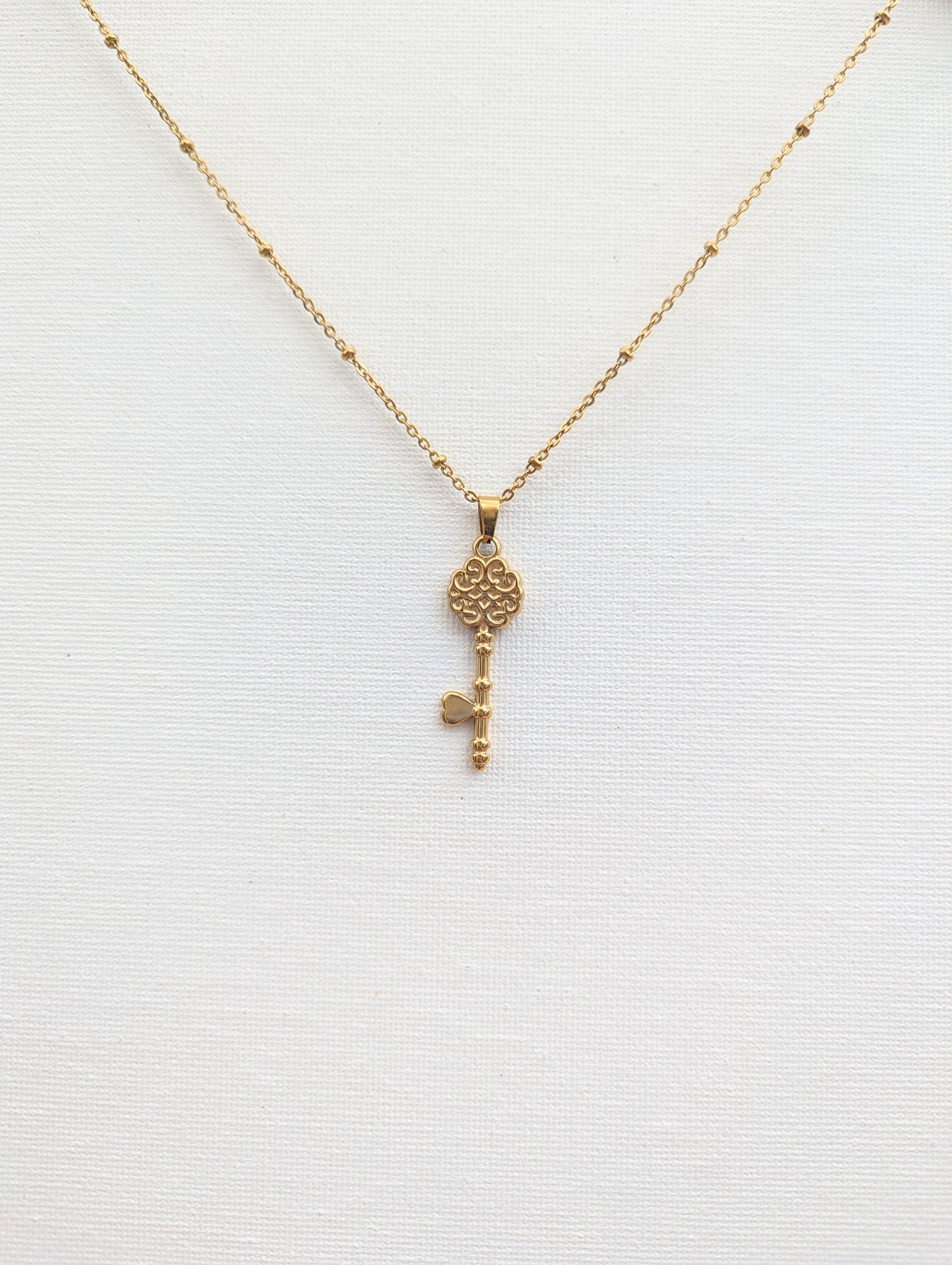 ALICE Waterproof Key Necklace 18k Gold