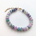 NOVA Pastel Bracelet with 18k Gold-Plated Toggle