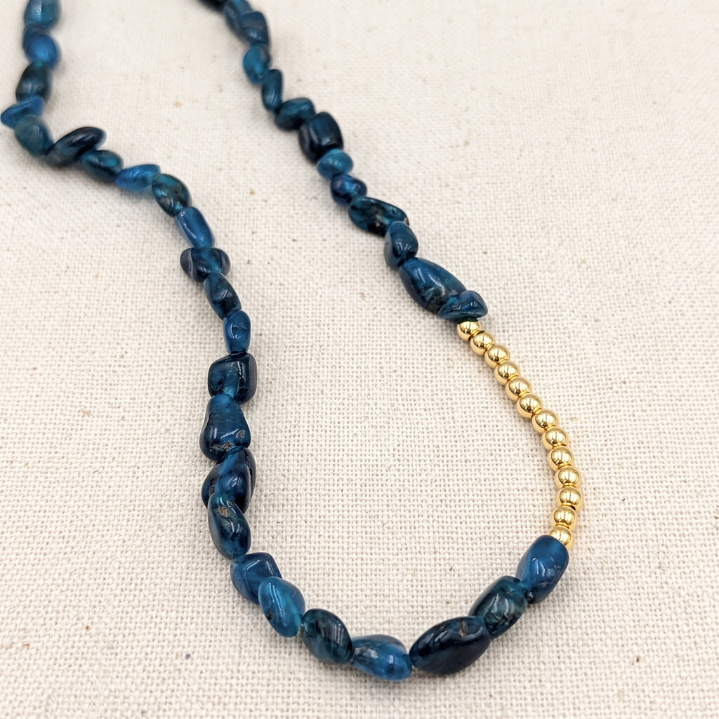 HYDRA Blue Apatite Necklace