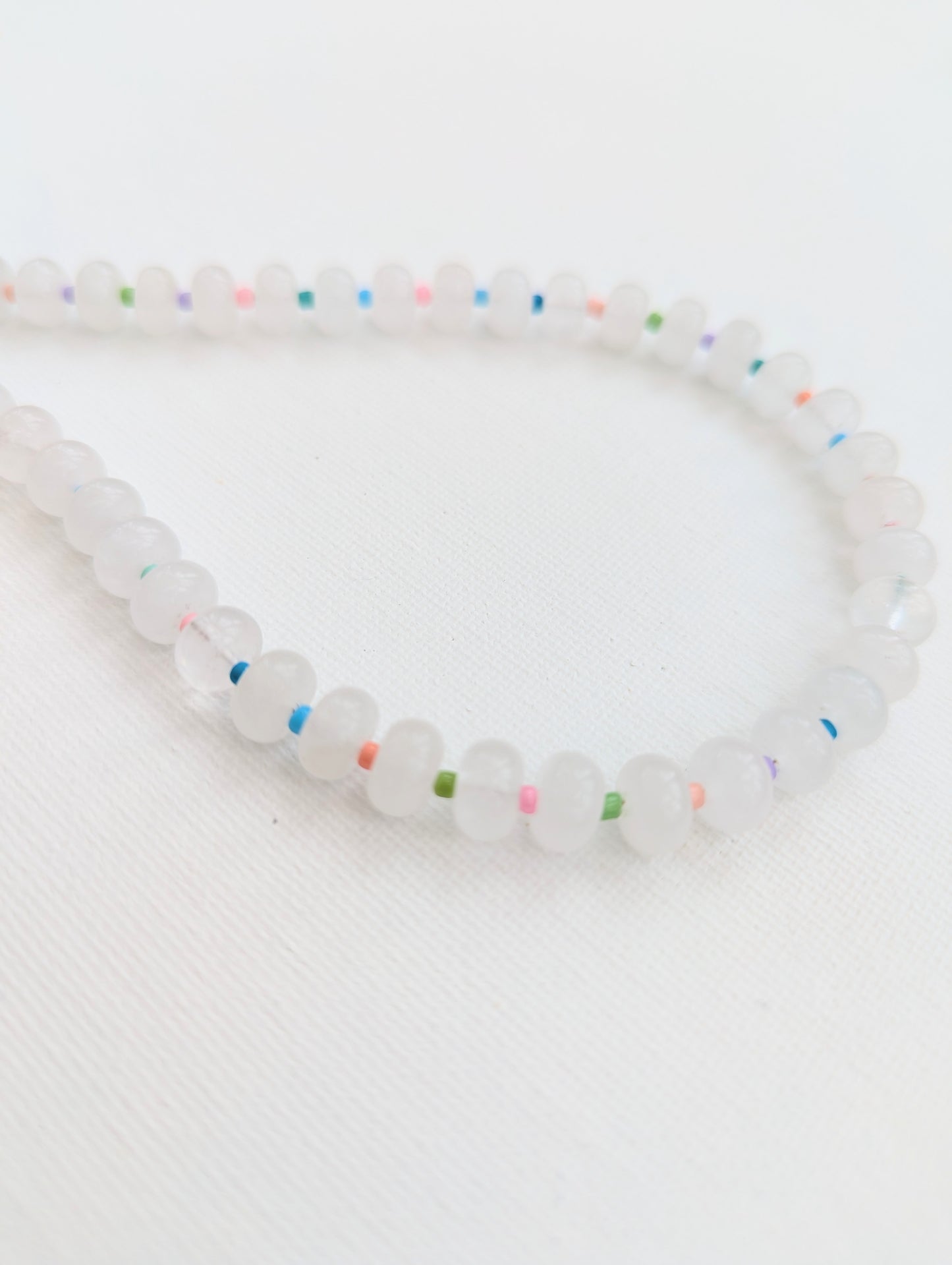 JOY Chunky Rainbow Gemstone Necklace