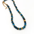 ODYSSEY Blue and 18k Gold Gemstone Necklace