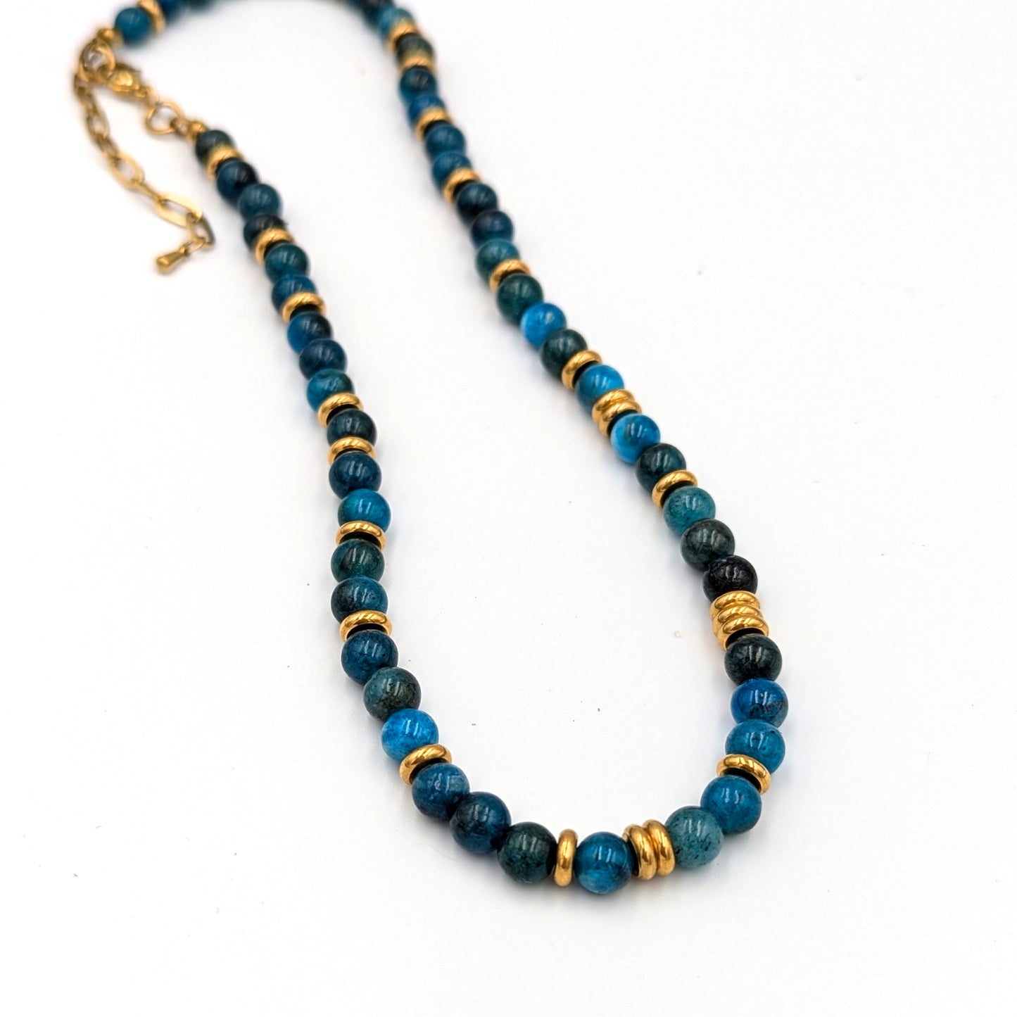 ODYSSEY Blue and 18k Gold Gemstone Necklace